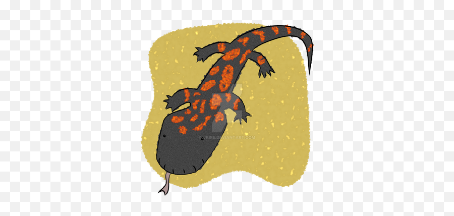 Download Gila Monster Clipart Salamander - Gila Monster Emoji,Salamander Clipart