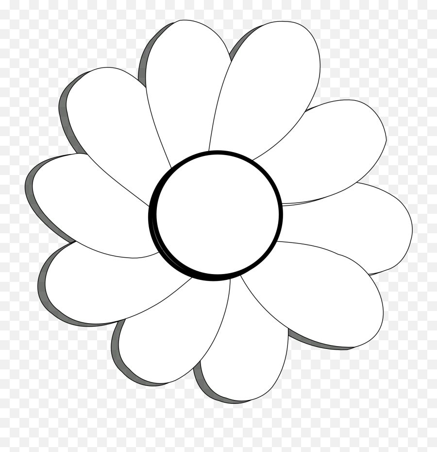 Free Black And White Flower Background Download Free Black Emoji,White Flower Clipart