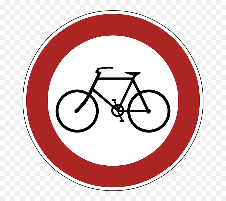 No Bicycles Road Sign Transparent Png - Stickpng Emoji,No Sign Transparent