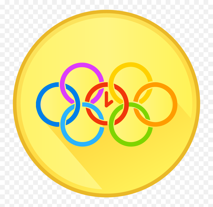 Clipart Clock Daily Routine - Olympic Rings No Background Emoji,Routine Clipart