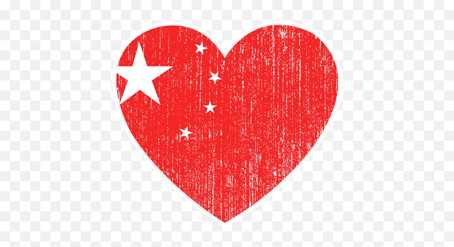 China Flag Love Heart Portable Battery Charger For Sale By Emoji,China Flag Png