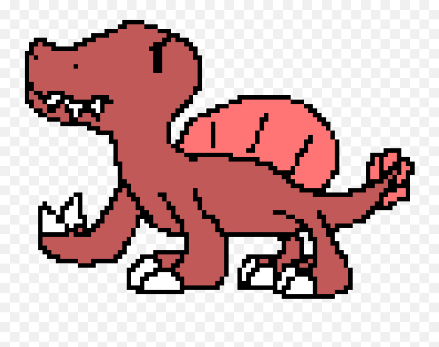 Spinosaurus Sticker Pixel Art Maker Emoji,Spinosaurus Png