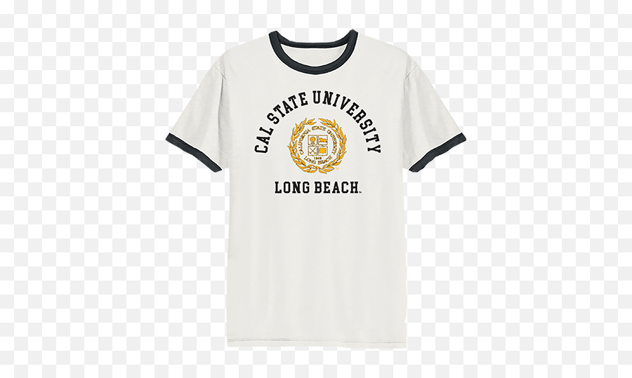 Ringer College Tee Csulb White S Wrp In 2021 College Emoji,Csu Long Beach Logo
