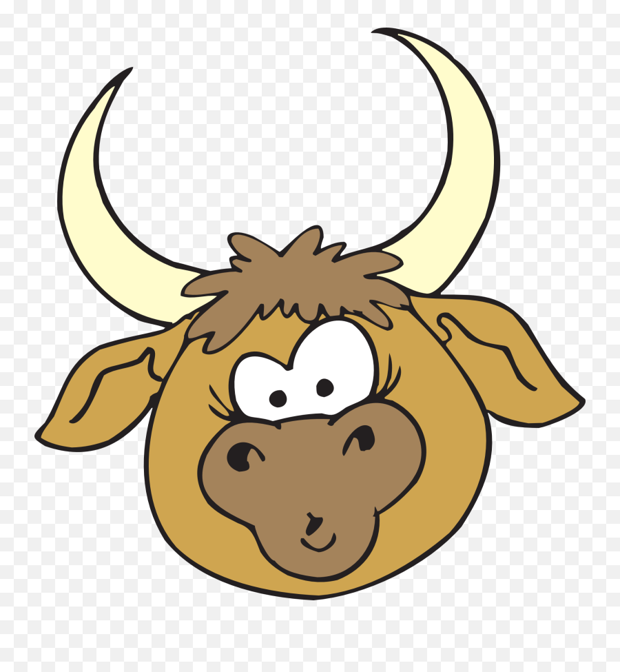 Shocked Bull Svg Vector Shocked Bull - Clipart Horn Bull Emoji,Bull Clipart