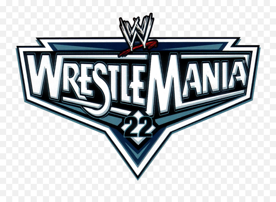Wwe Wrestlemania 22 Logo Png Image With - Wrestlemania 22 Logo Transparent Emoji,Wrestlemania Logo