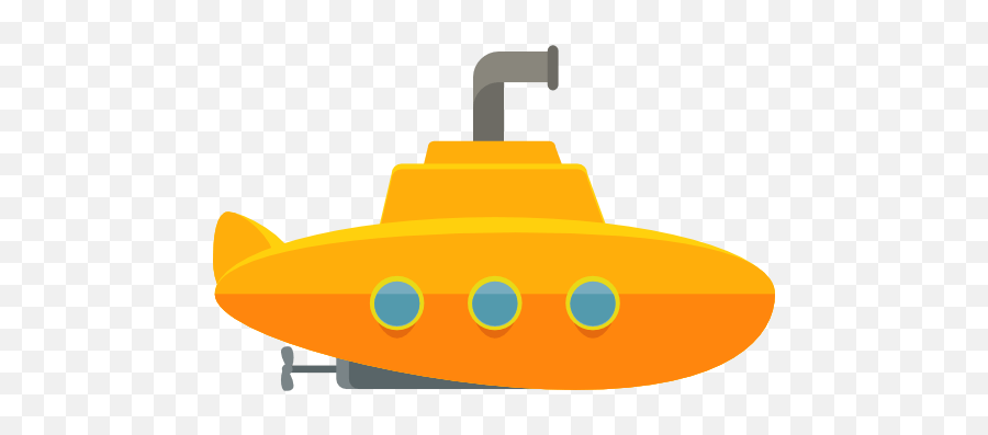 Submarine Clipart Transparent - Submarine Icon Png Emoji,Submarine Clipart