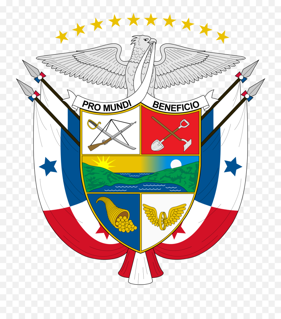 Escudo Nacional De Panama - Panama Coat Of Arms Emoji,Constitution Clipart