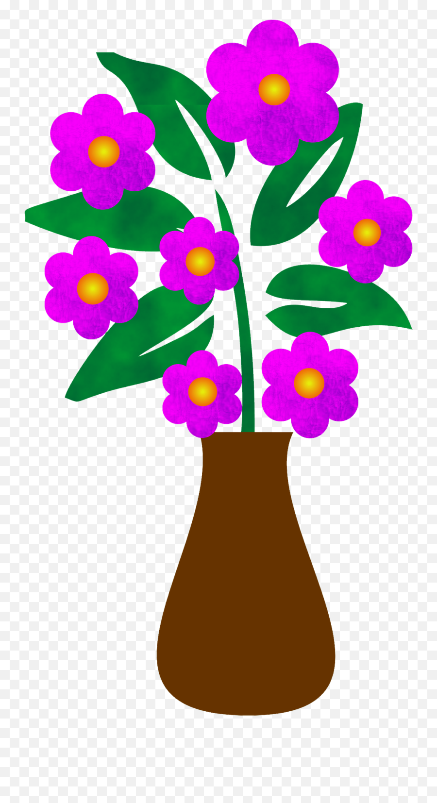 Vase Of Pink Flowers Clipart - Flower Vase Window Clipart Emoji,Vase Clipart