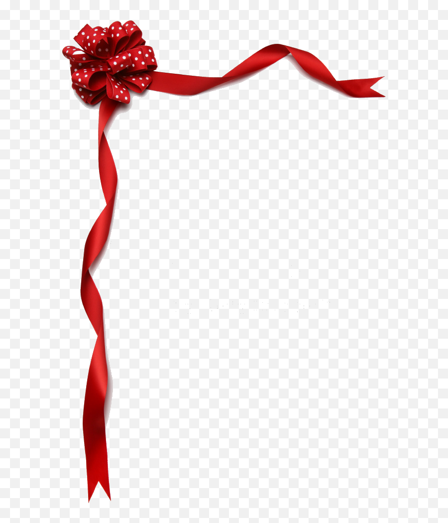 Christmas Bow X Ribbon Border Clip Art - Border Christmas Ribbon Transparent Background Emoji,Christmas Bow Clipart