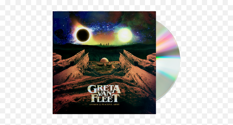 Greta Van Fleet Cd - Greta Van Fleet Anthem Of The Peaceful Army Album Cover Emoji,Greta Van Fleet Logo