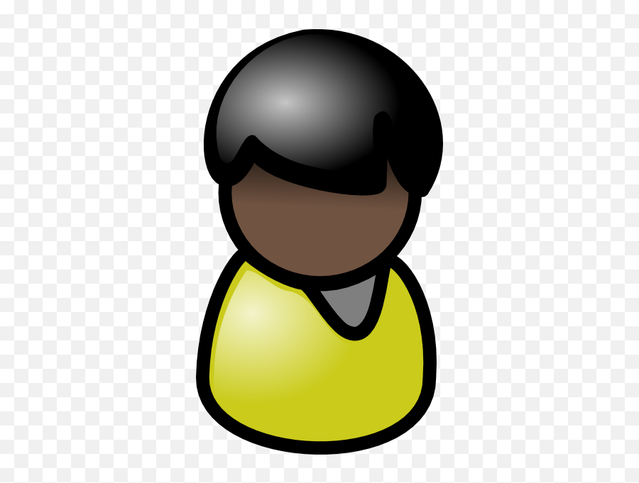 Black Man Black Hair Clipart - Clip Art Emoji,Black Man Clipart