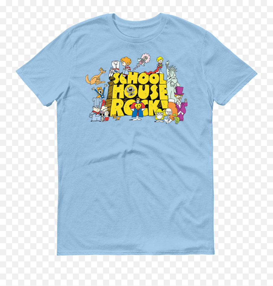 Schoolhouse Rock Character Logo Adult Short Sleeve T - Shirt Tweek I Craig T Shirt Emoji,Character Logo