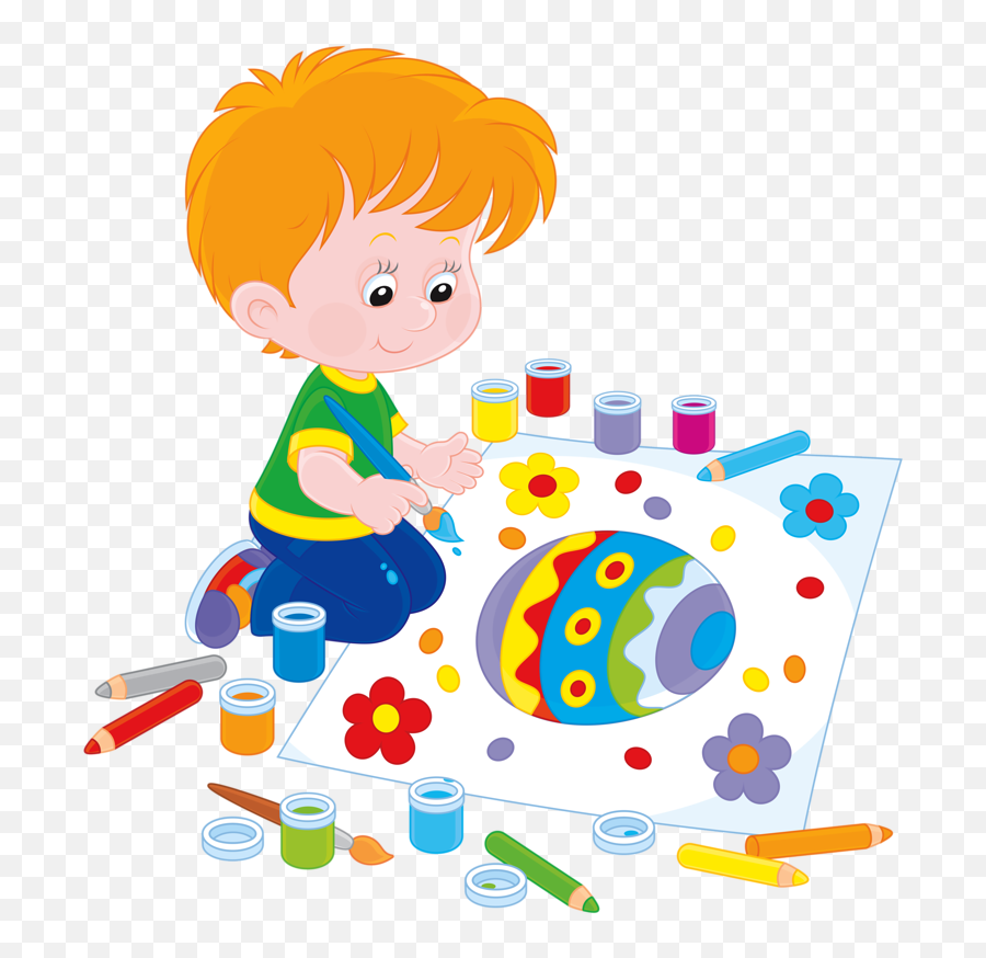 Can Draw All By Myself Drawing Activity - Toys Playing Baby Boy Clipart Png Emoji,Education Clipart