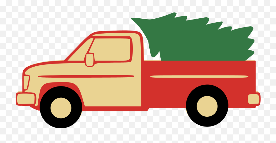 Happy Holidays Brushkite Emoji,Red Truck Clipart
