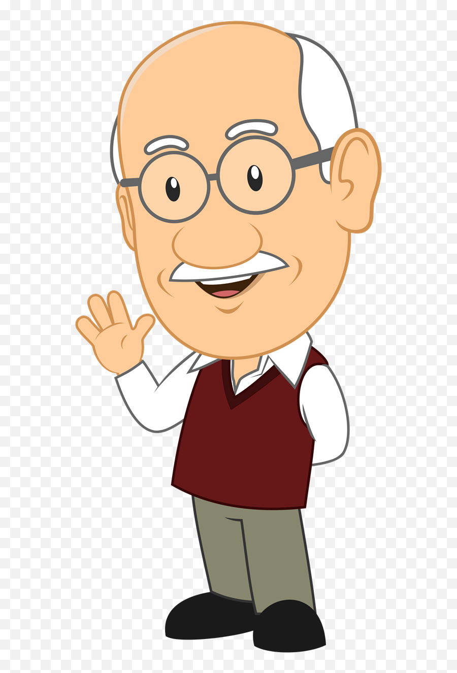 Grandpa Clipart Transparent Png Image - Grandpa Clipart Emoji,Grandma Clipart