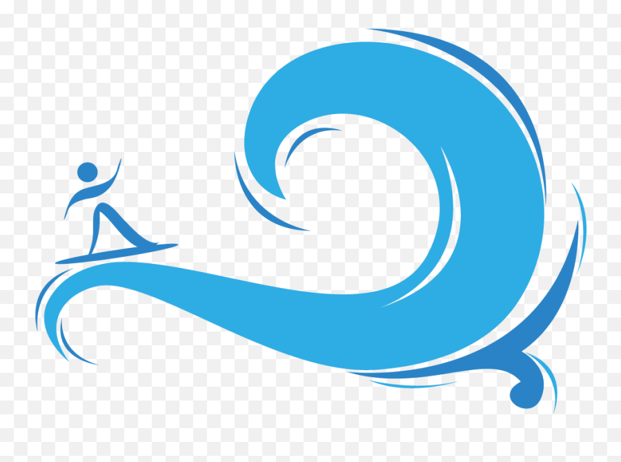 Download Surfing Wave Euclidean Vector Figures Hand - Painted Emoji,Surfer Clipart