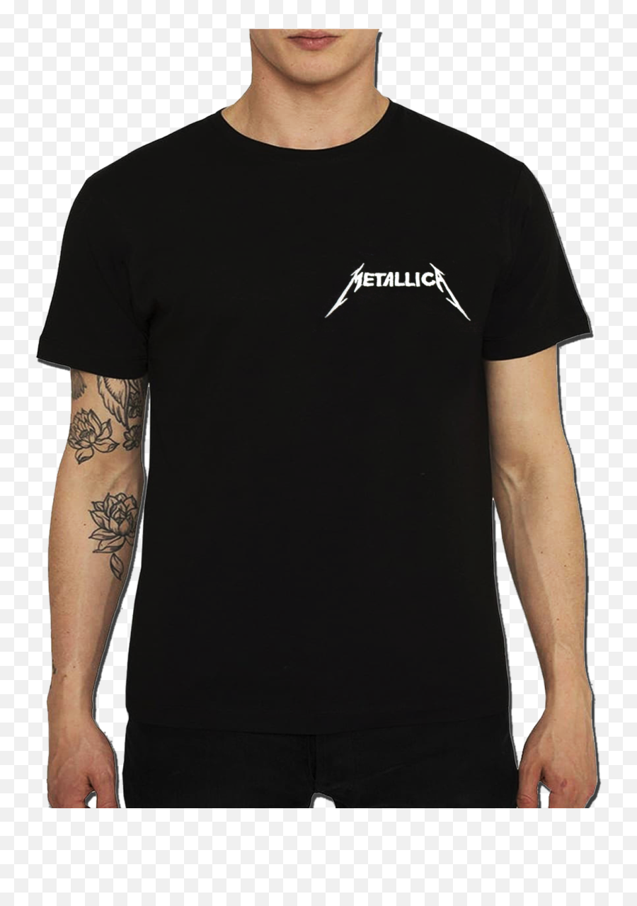 Metallica Pocket Logo Embroidered Men Emoji,Metallica Logo