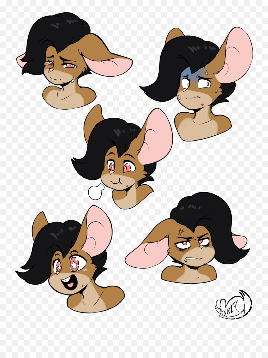 Mouse Emotes By Timidrabbit - Fur Affinity Dot Net Emoji,Timid Clipart