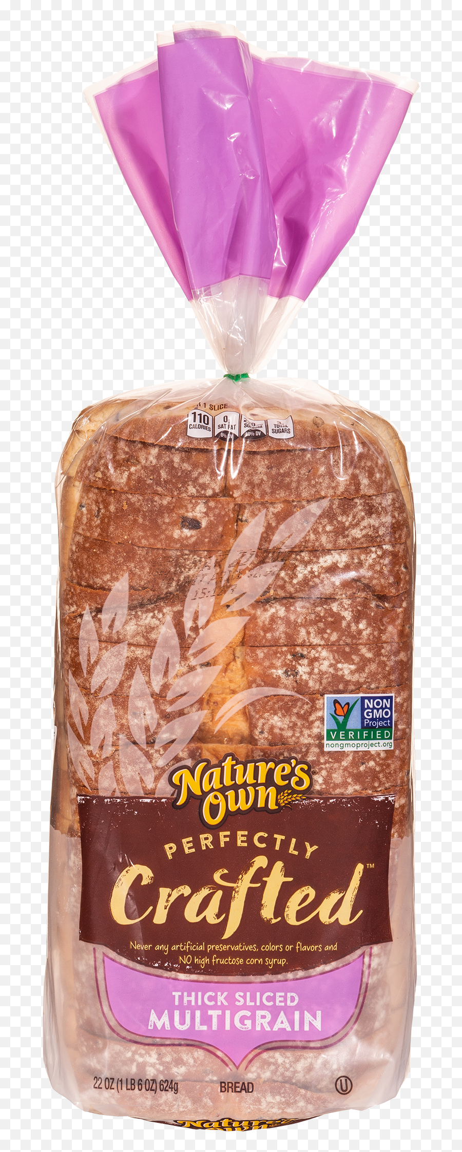 Natureu0027s Own Perfectly Crafted Thick Sliced Multigrain Bread Emoji,Slice Of Bread Png