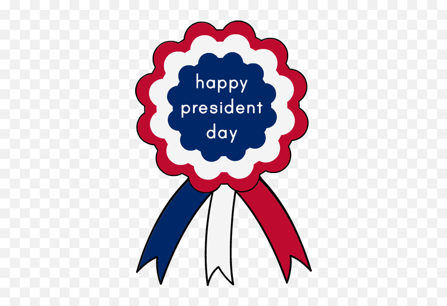 Clip Art Badge Text Happy Presidents - Clip Art Presidents Day Emoji,Presidents Day Clipart