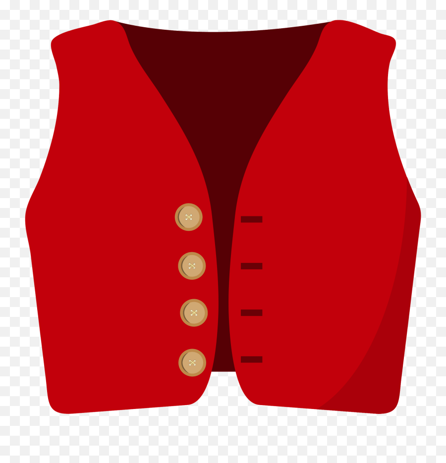 Vest Clothing Clipart - Vest Clipart Emoji,Clothing Clipart