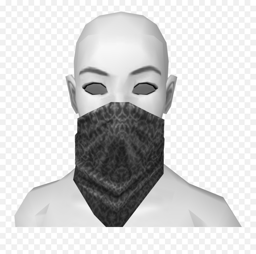 Black Bandana Png - Handkerchief Face Png Emoji,Bandana Png