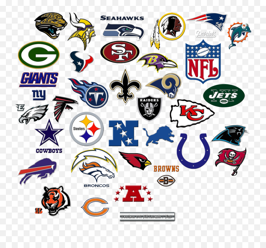 Library Of Football With All Nfl Teams - Nfl Logo Png Teams Emoji,Steelers Logo Png