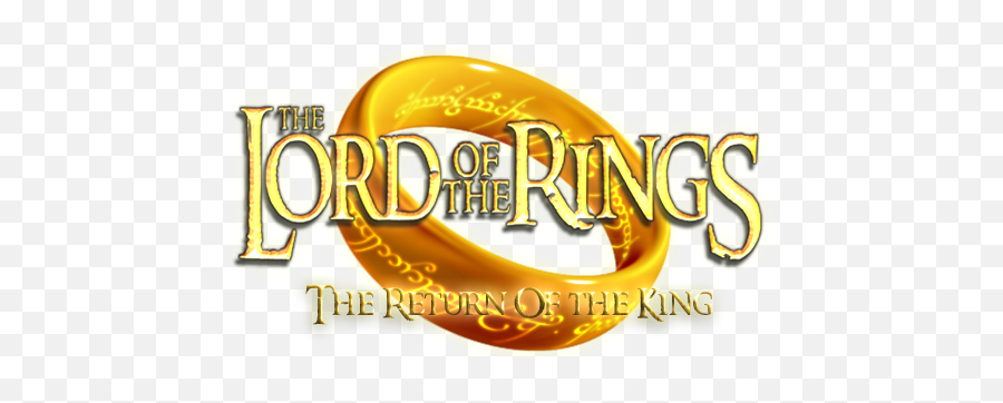 The Rings Logo Transparent Background - Lord Of The Rings Return Of The King Png Emoji,Lord Of The Rings Logo