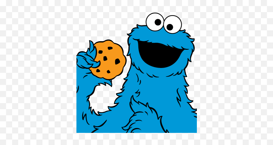 Clipart Cookie Monster - Happy Emoji,Cookie Monster Clipart
