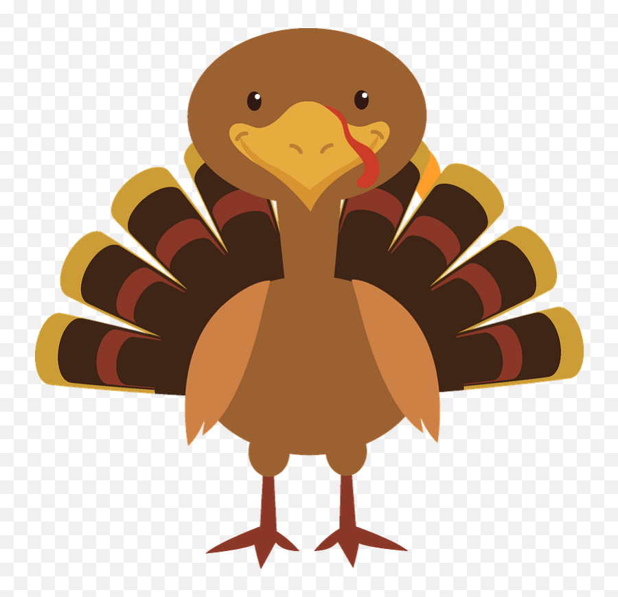 Turkey Clipart - Turkey Emoji,Cute Turkey Clipart