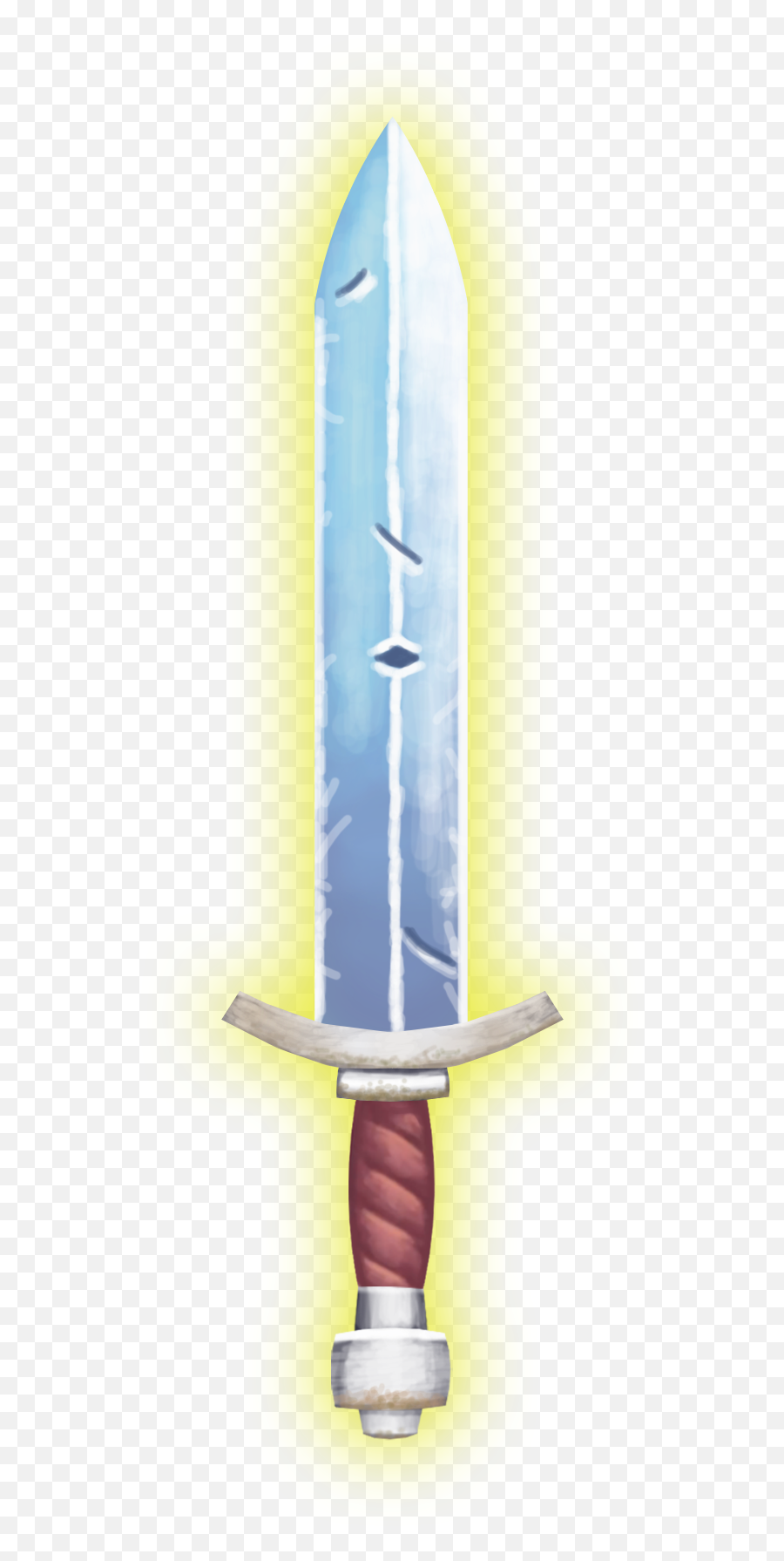 Drew A Diamond Sword 3 Hours On Photoshop With Mouse And - Collectible Sword Emoji,Diamond Sword Png
