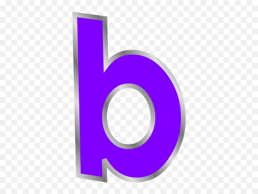 Letter B Clip Art At Clker - Clip Art Lower Case Letter B Emoji,B Clipart