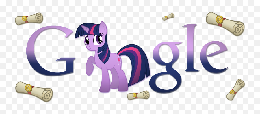 Twilight Sparkle Google Logo - Google Logo My Little Pony Emoji,Mlp Logo