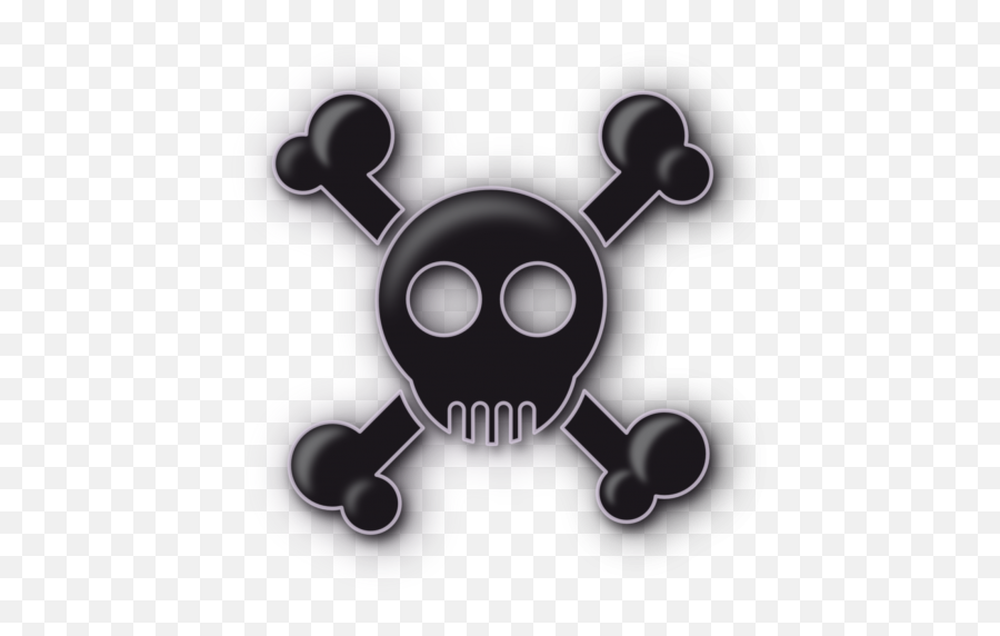 Skull And Crossbones Creepy Halloween Skull Public Domain Emoji,Scull And Crossbones Clipart