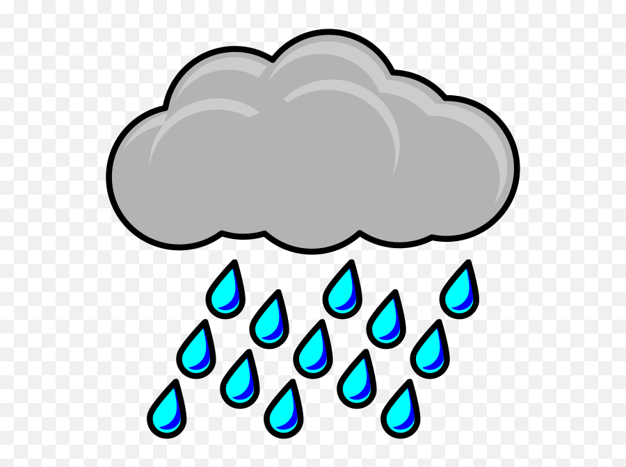 Rainy Day Clipart Png Images - Rain Cloud Clipart Emoji,Rainy Day Clipart