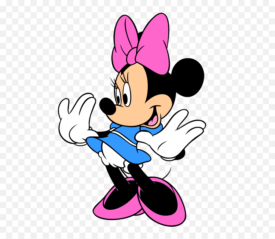 Minnie Mouse Clip Art N44 Free Image - Painting Of Mickey Mouse And Minnie Mouse Emoji,Minnie Ears Clipart