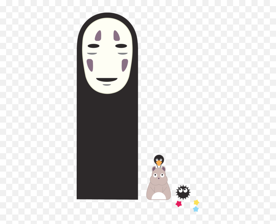 Download Hd Spirited Away No Face Png - Fictional Character Emoji,Totoro Clipart