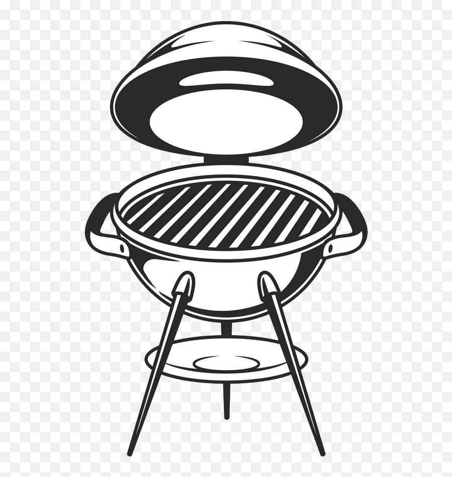 Black And White Grill Clipart Transparent - Clipart World Transparent Background Grill Clipart Emoji,Grilling Clipart