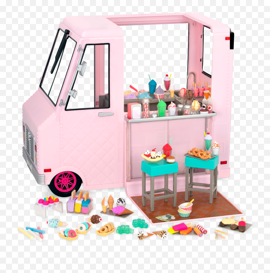Our Generation Sweet Stop Ice Cream - American Girl Doll Ice Cream Truck Emoji,Ice Cream Truck Clipart