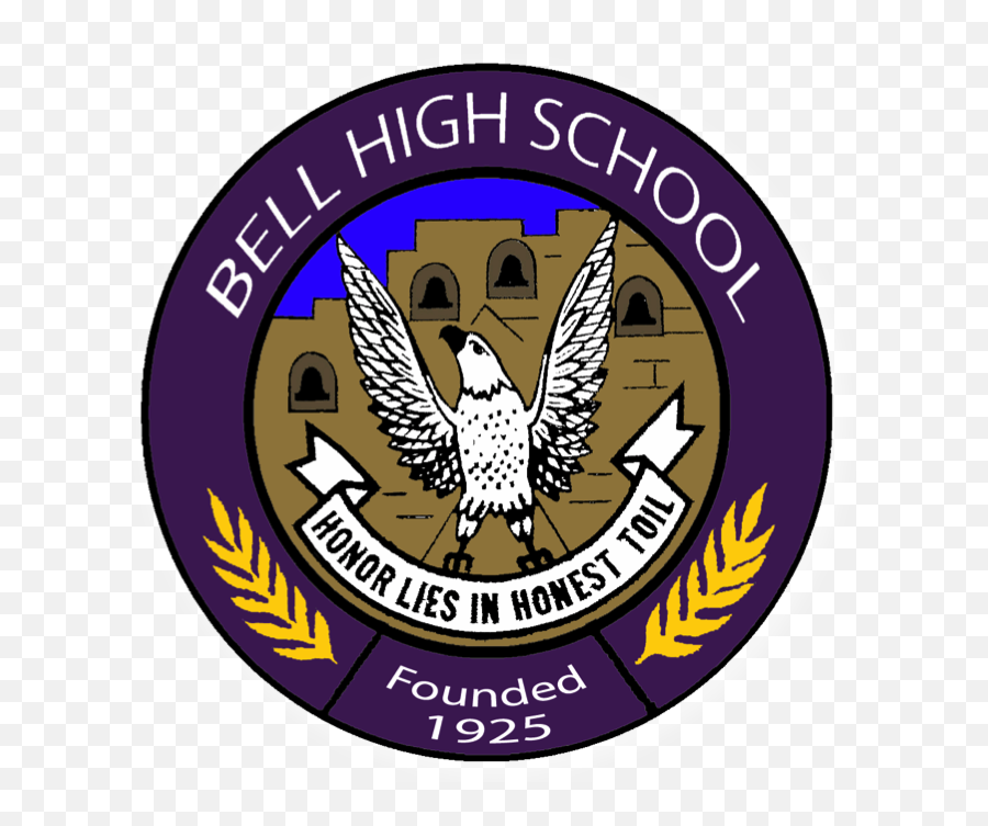 Bell High School - Eagle Emoji,Lausd Logo