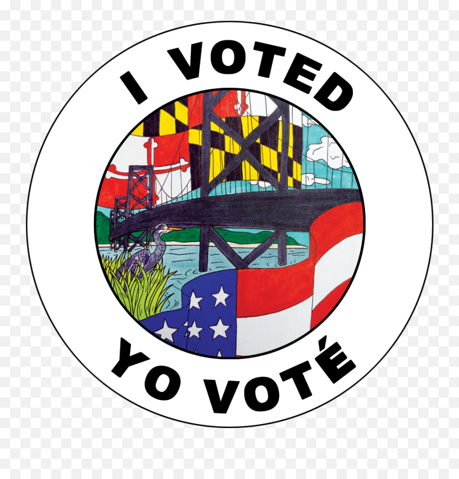 2020 Presidential Election - Language Emoji,I Voted Sticker Png