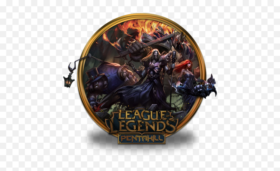 Pentakill Team Icon League Of Legends Gold Border Iconset - League Of Legends Pentakill Emoji,Team Icon Png