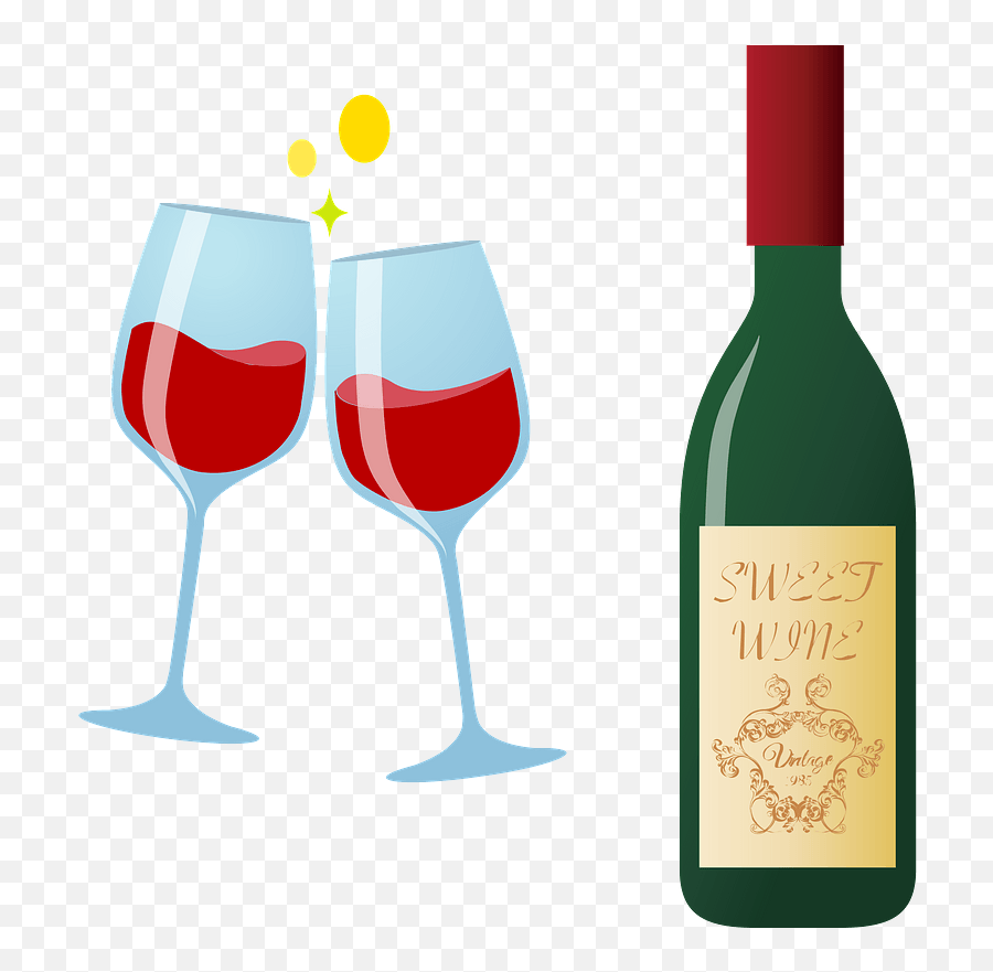 Red Wine Clipart - Red Wine Clipart Emoji,Wine Clipart