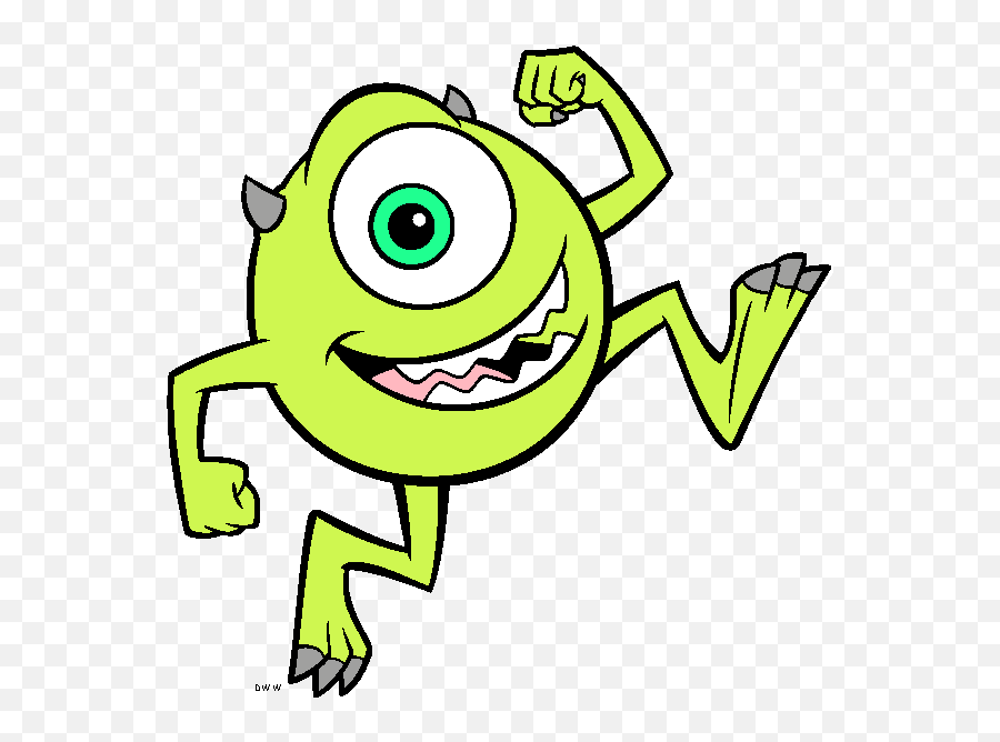 Free Monsters University Cliparts - Monsters Inc Mike Wazowski Clipart Emoji,Monsters Inc Logo