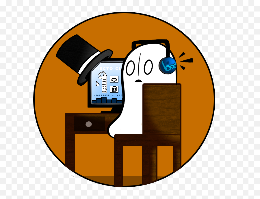 Boo Napstablook - Napstablook Boo Clipart Full Size Emoji,Napstablook Transparent
