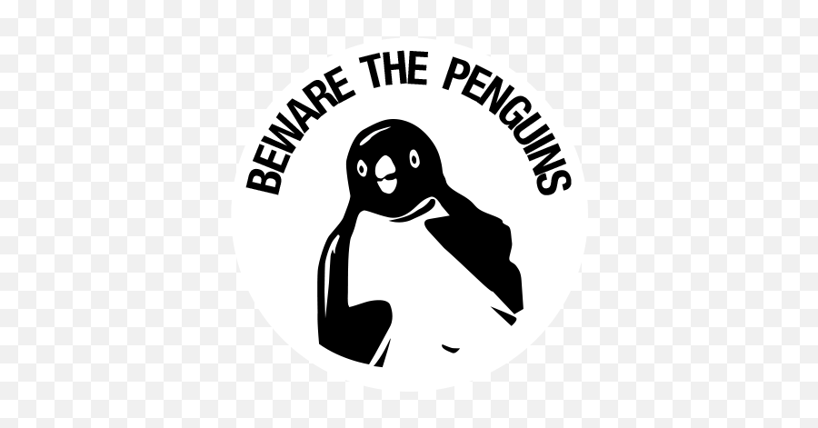 Penguin - Logo Team Butt Ice Ragbrai Cycling Team Ames Ia Emoji,Penguin Logo