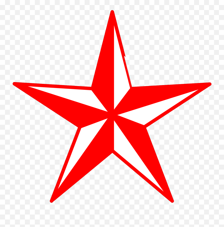 Red And White Star Logo - Red And White Star Clipart Emoji,White Star Png