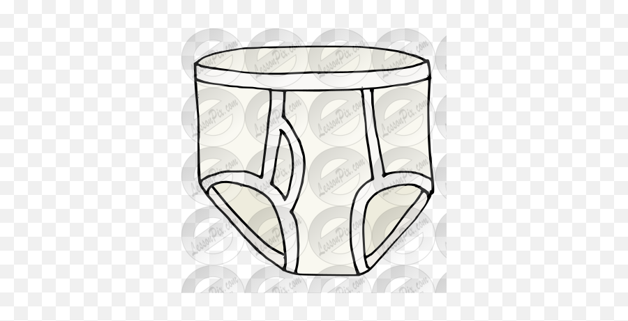 Underwear Picture For Classroom Therapy Use - Great Emoji,Lingerie Clipart