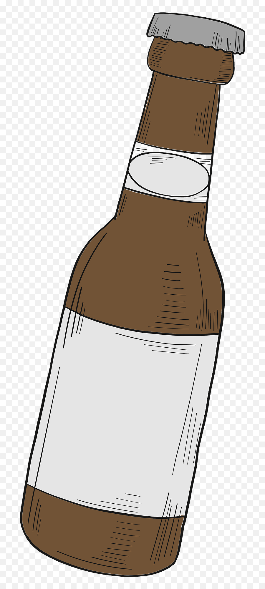 Beer Bottle Clipart - Cartoon Brown Beer Bottles Emoji,Beer Bottle Clipart