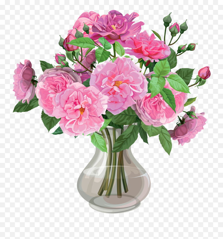 Transparent Flower Vase Clipart Png Emoji,Vase Clipart